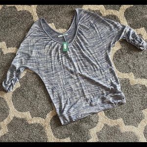 NEW MAURICES Top Shirt Blouse Dolman Large